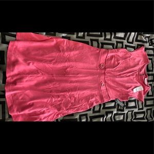NY&Co. pink dress with button accents. Size S.